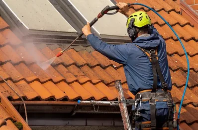 Démoussage et hydrofuge de toiture à Grainville-Langannerie